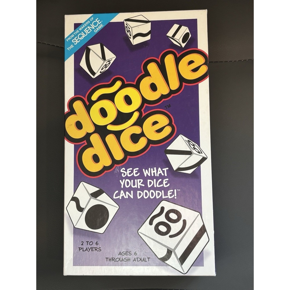 Doodle Dice Game COMPLETE Jax 2005 Makers of Sequence Family Matching
